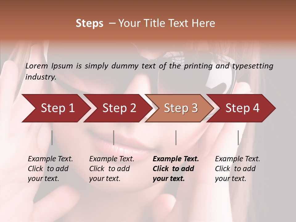 Beauty S Head PowerPoint Template