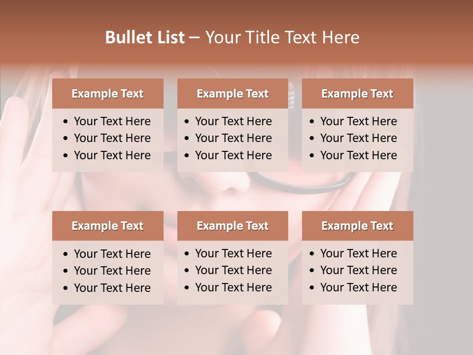 Beauty S Head PowerPoint Template