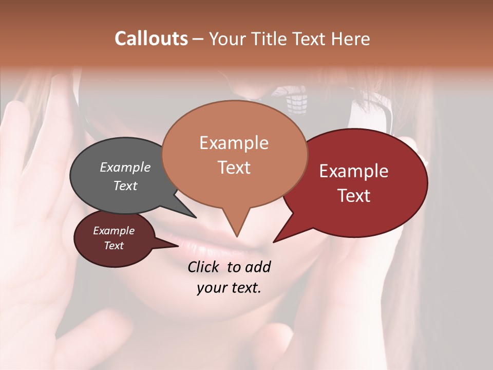 Beauty S Head PowerPoint Template