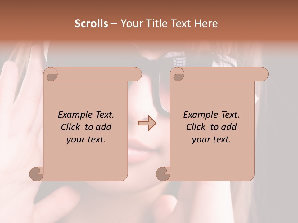 Beauty S Head PowerPoint Template