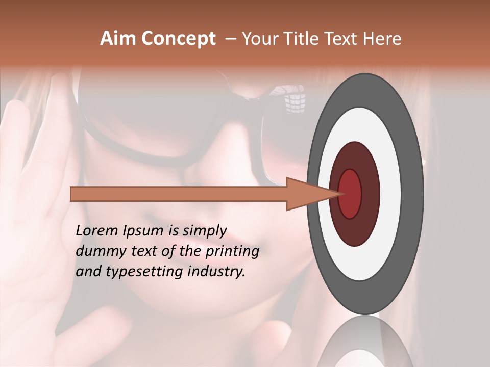 Beauty S Head PowerPoint Template