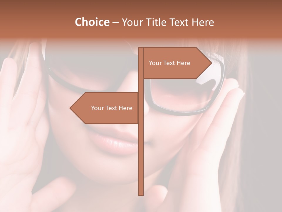 Beauty S Head PowerPoint Template