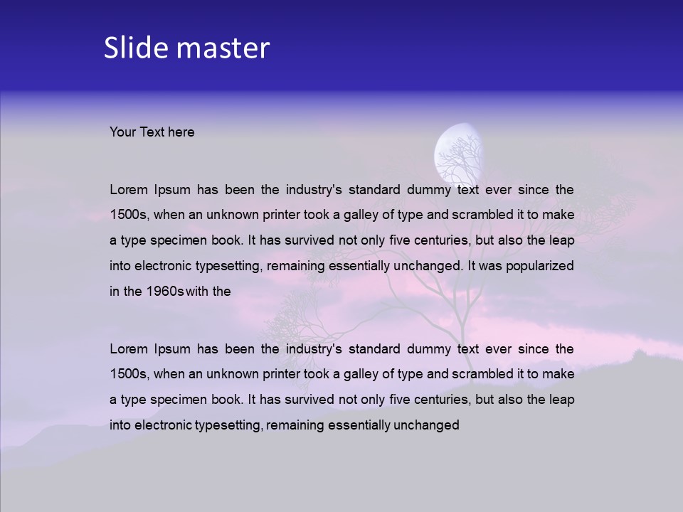 Shock Mystery Spirituality PowerPoint Template