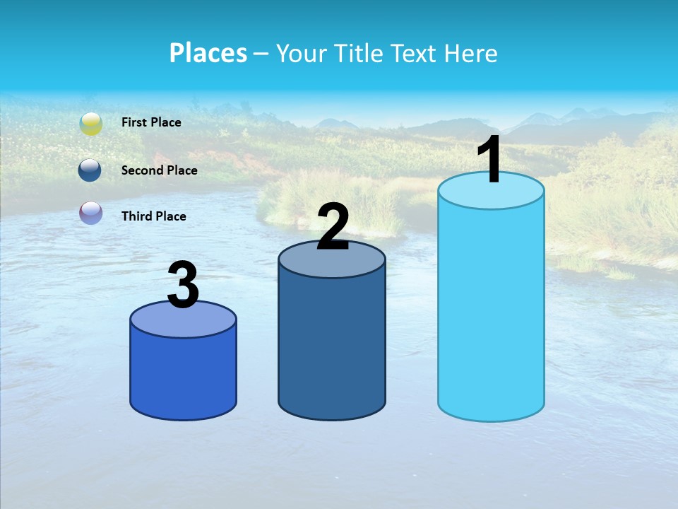 River Travel Natural PowerPoint Template