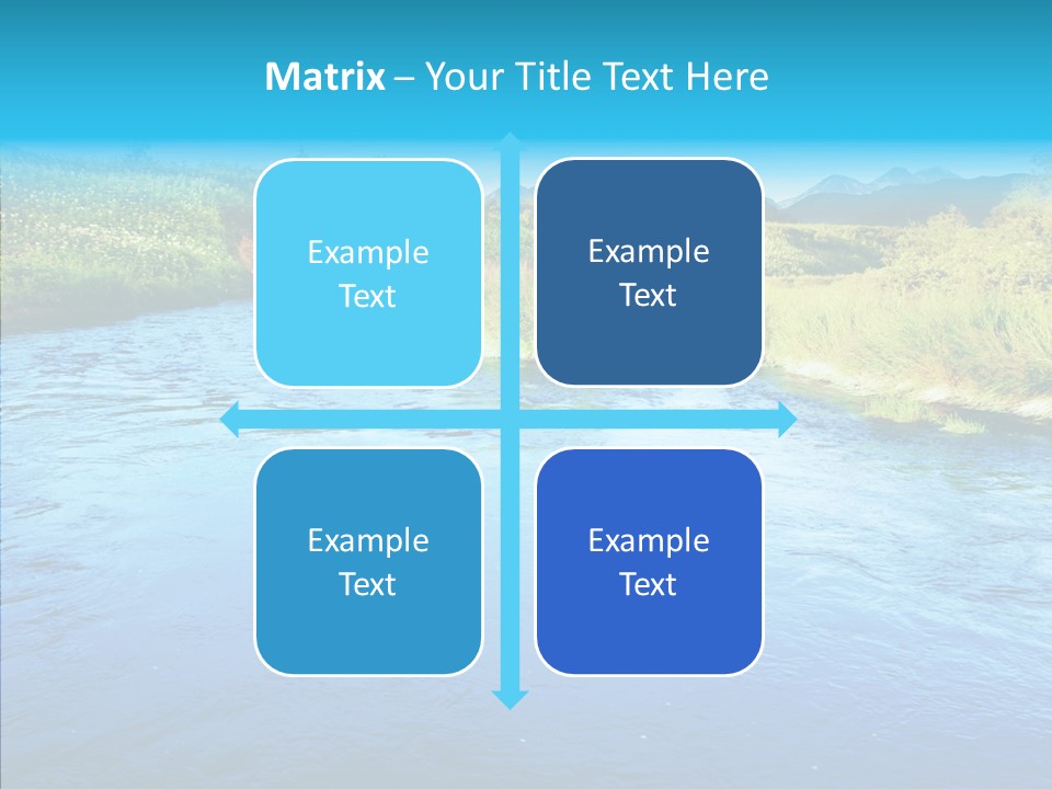 River Travel Natural PowerPoint Template