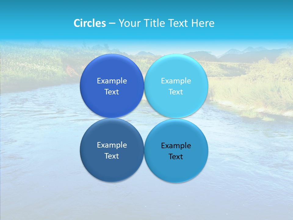 River Travel Natural PowerPoint Template