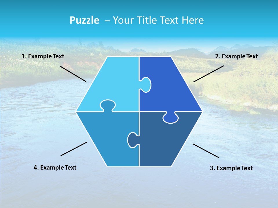 River Travel Natural PowerPoint Template