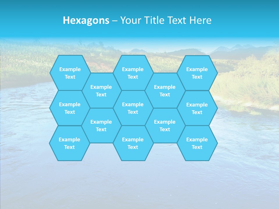 River Travel Natural PowerPoint Template