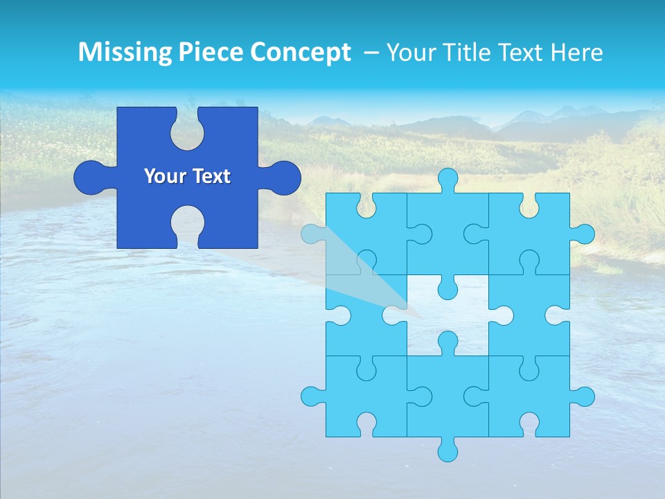 River Travel Natural PowerPoint Template