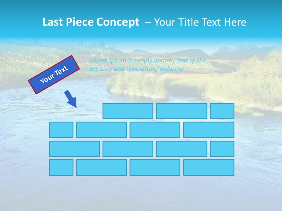River Travel Natural PowerPoint Template