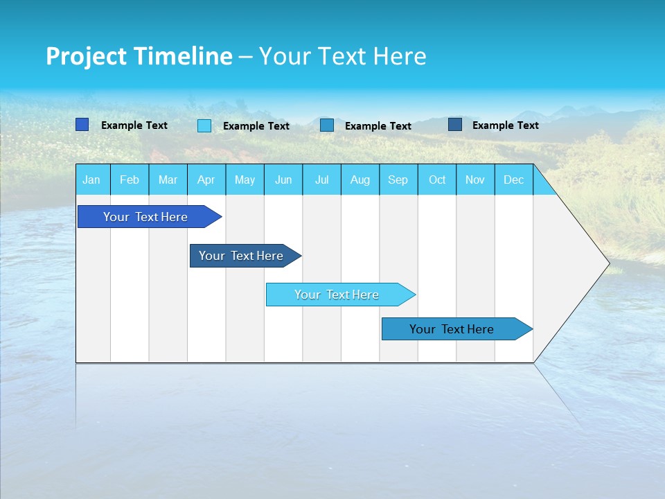 River Travel Natural PowerPoint Template