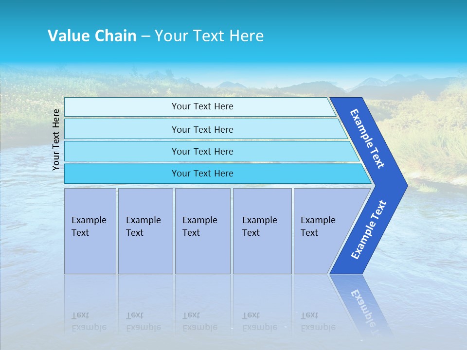 River Travel Natural PowerPoint Template