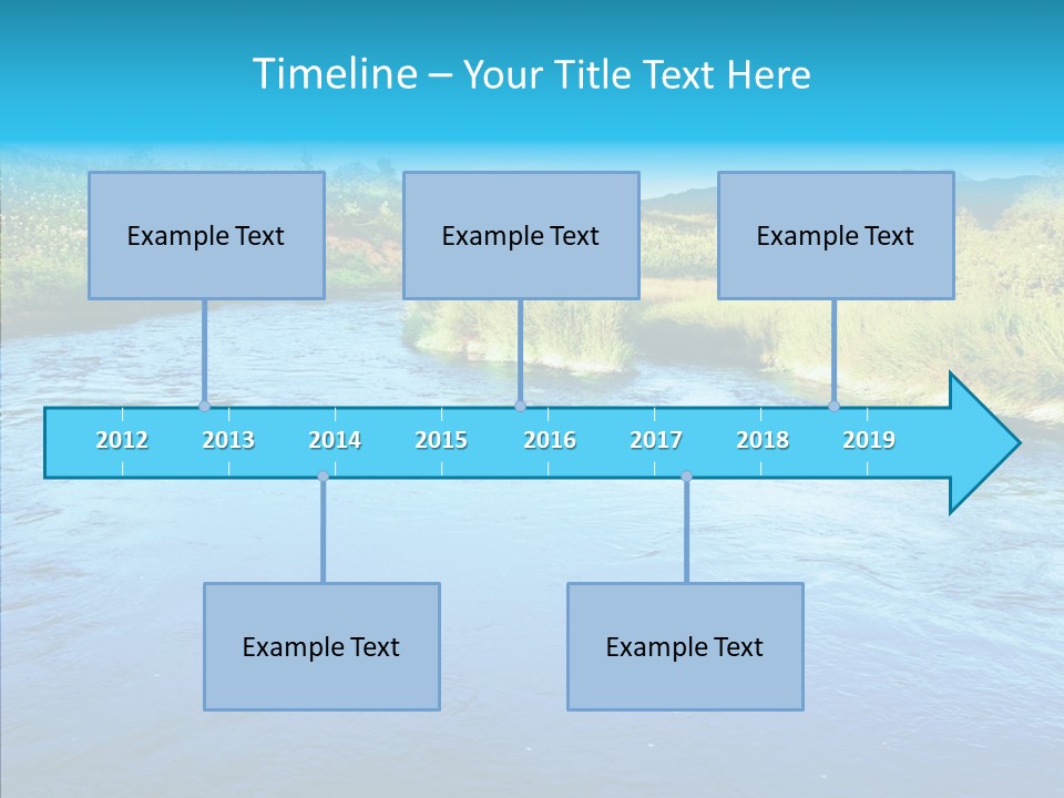 River Travel Natural PowerPoint Template