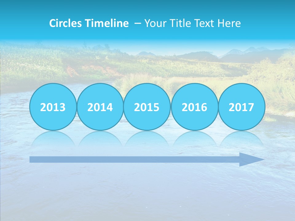 River Travel Natural PowerPoint Template