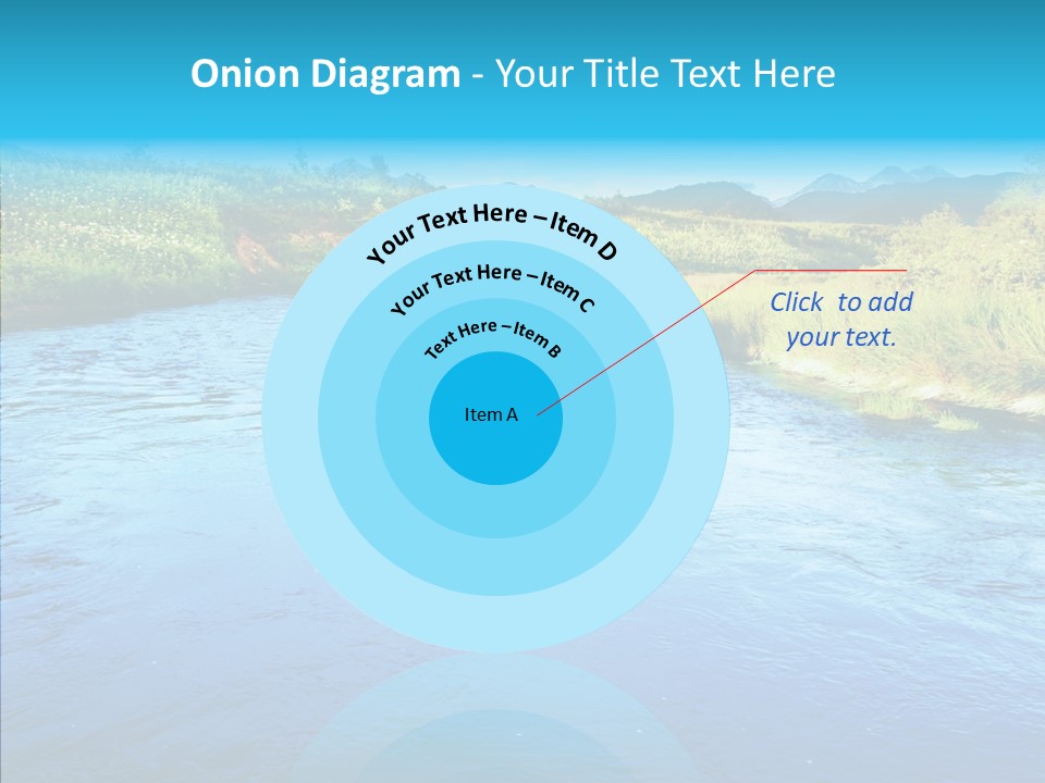 River Travel Natural PowerPoint Template