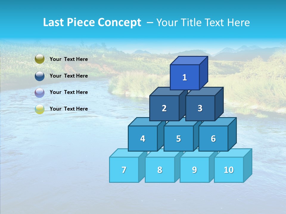 River Travel Natural PowerPoint Template