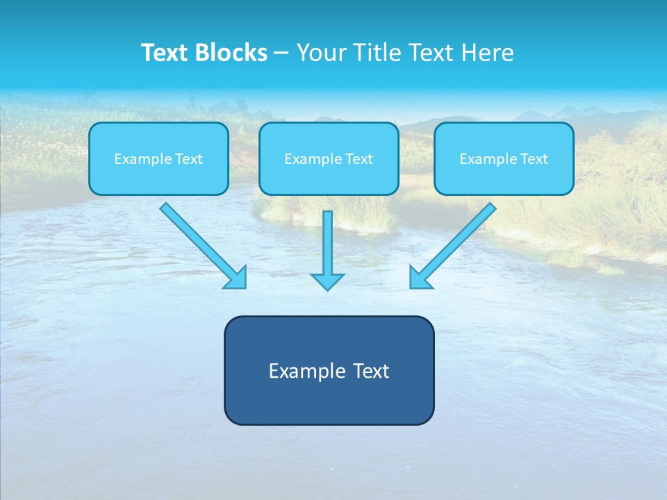 River Travel Natural PowerPoint Template