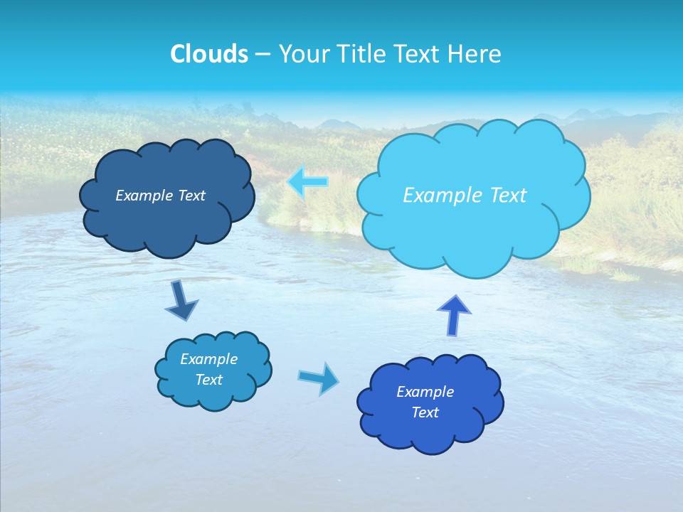 River Travel Natural PowerPoint Template