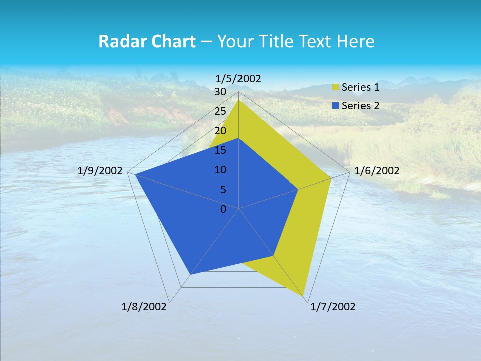 River Travel Natural PowerPoint Template
