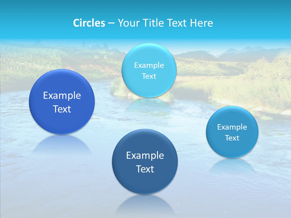 River Travel Natural PowerPoint Template