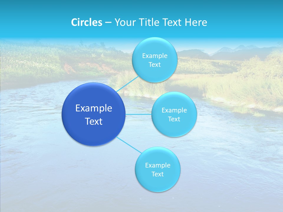 River Travel Natural PowerPoint Template