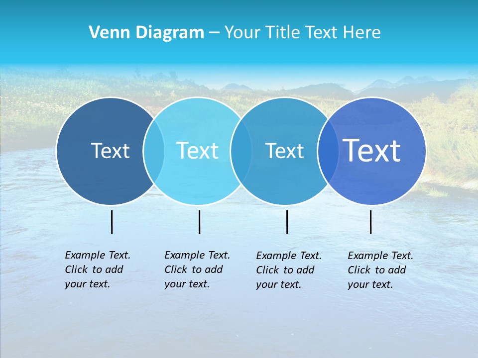 River Travel Natural PowerPoint Template