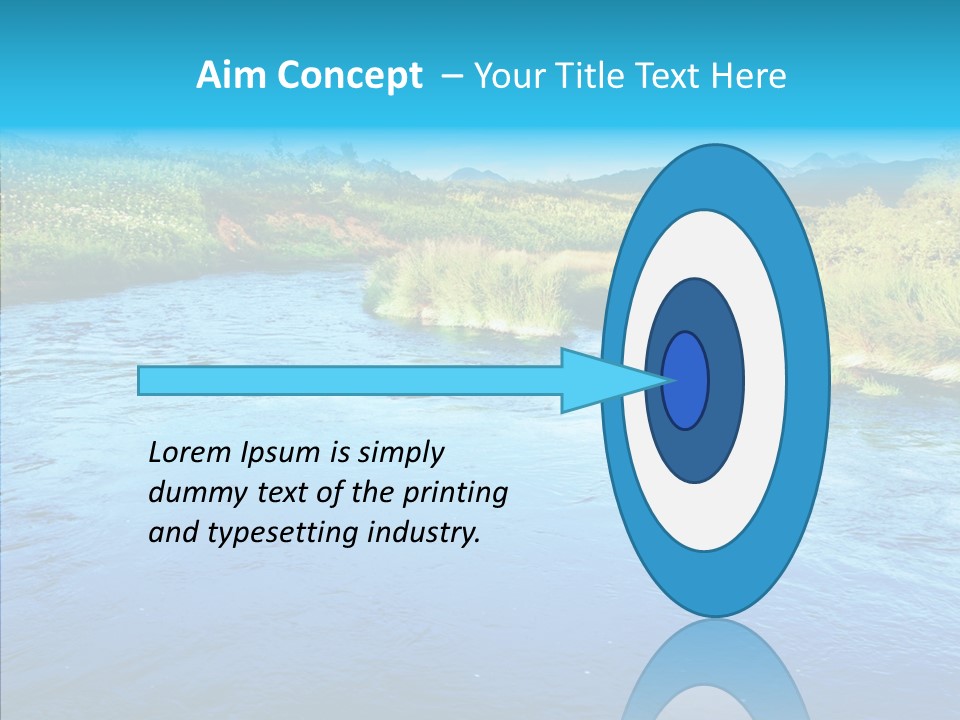 River Travel Natural PowerPoint Template