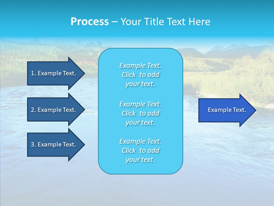 River Travel Natural PowerPoint Template