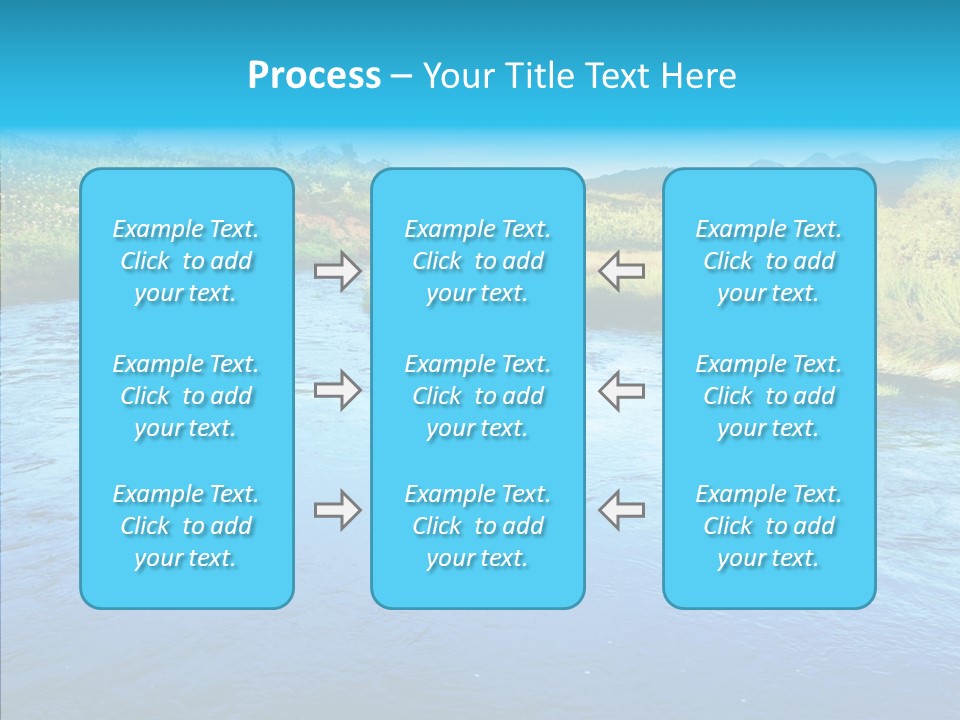 River Travel Natural PowerPoint Template