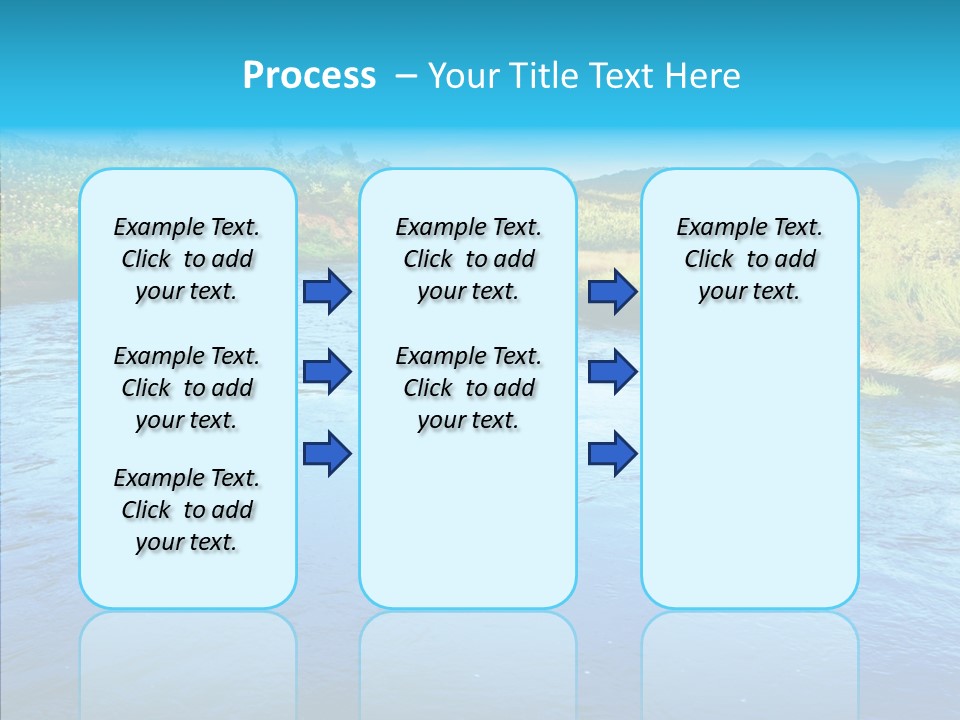 River Travel Natural PowerPoint Template