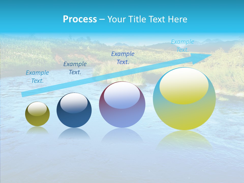 River Travel Natural PowerPoint Template