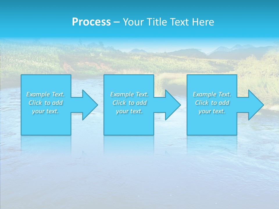 River Travel Natural PowerPoint Template
