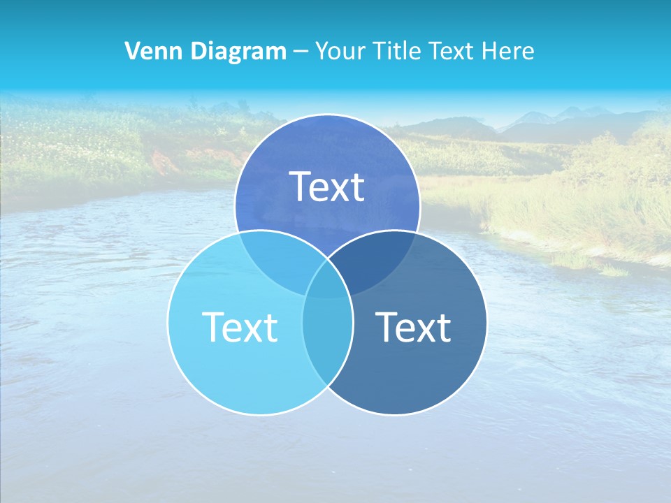 River Travel Natural PowerPoint Template