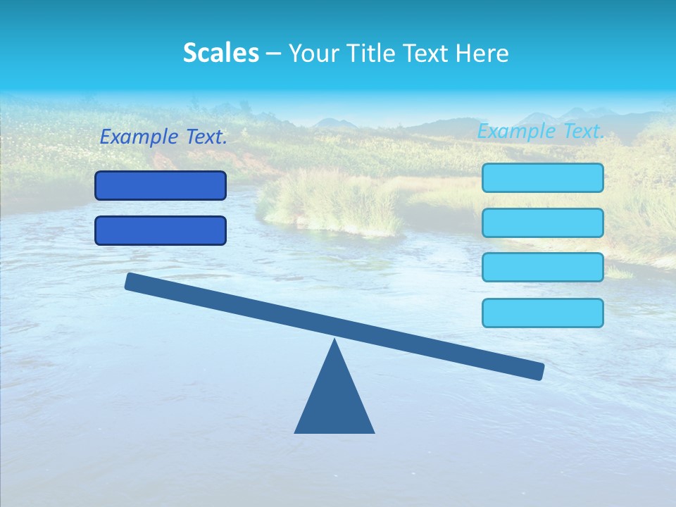 River Travel Natural PowerPoint Template