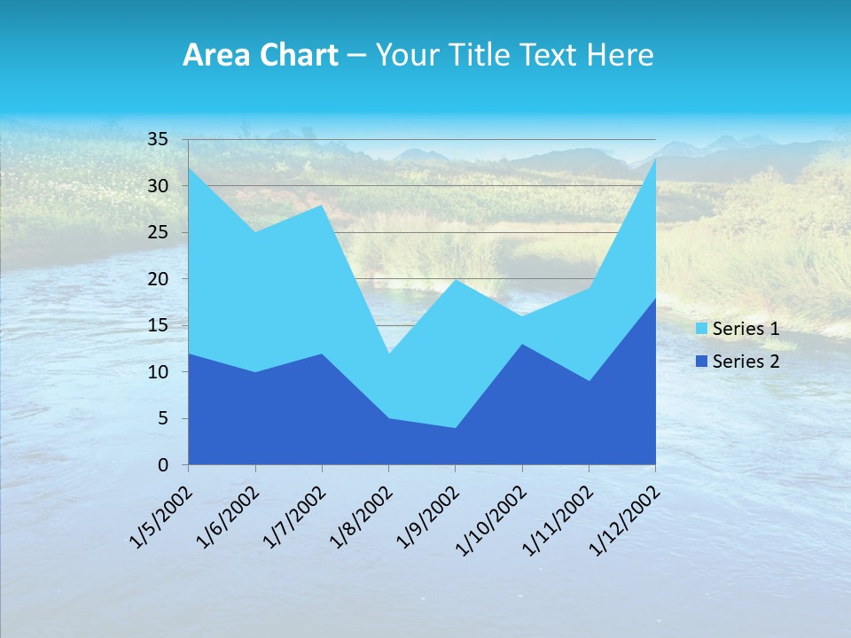 River Travel Natural PowerPoint Template