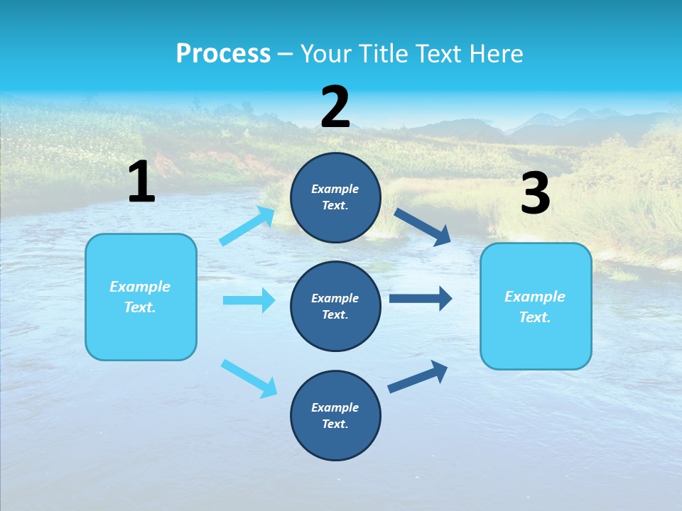 River Travel Natural PowerPoint Template