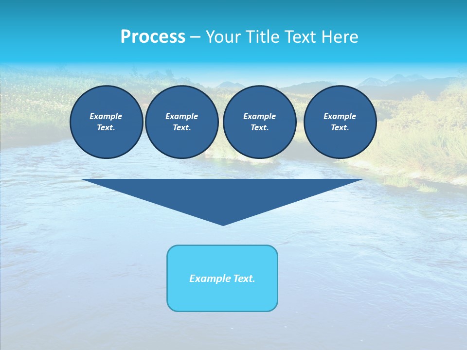 River Travel Natural PowerPoint Template
