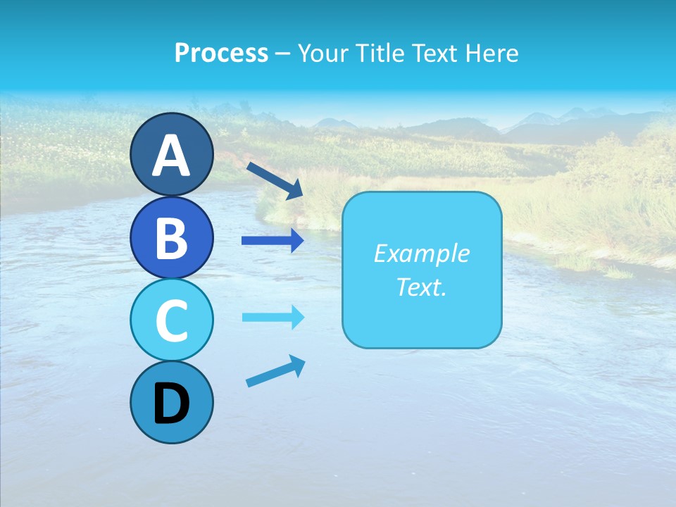 River Travel Natural PowerPoint Template