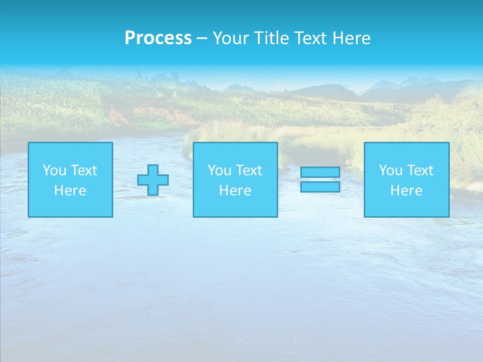 River Travel Natural PowerPoint Template