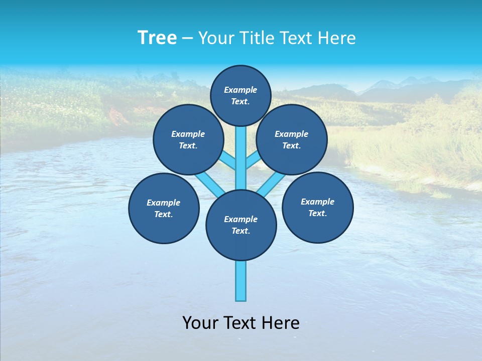 River Travel Natural PowerPoint Template