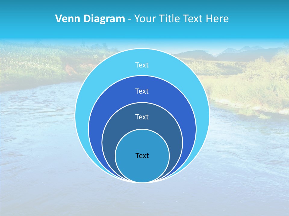 River Travel Natural PowerPoint Template