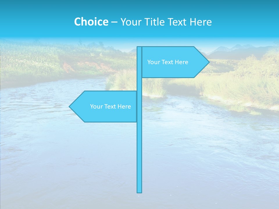 River Travel Natural PowerPoint Template