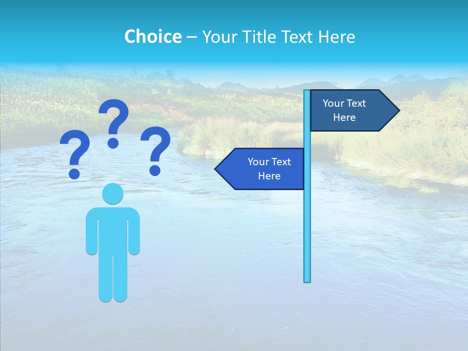 River Travel Natural PowerPoint Template