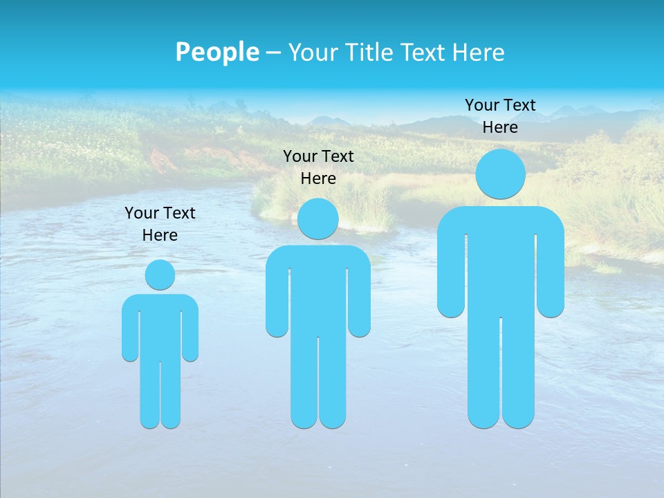 River Travel Natural PowerPoint Template