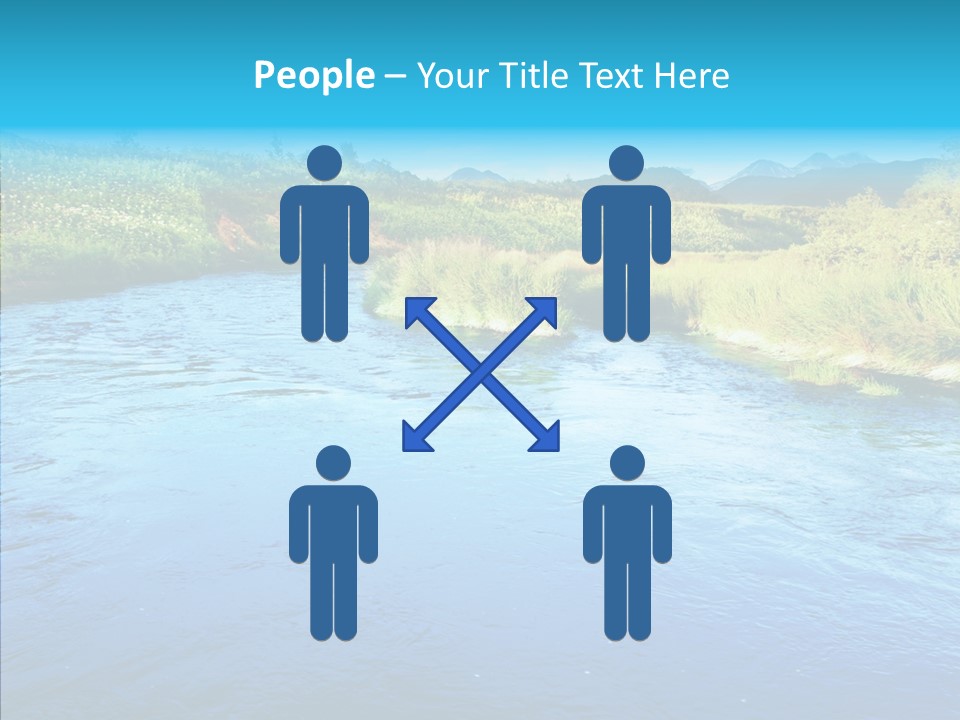 River Travel Natural PowerPoint Template