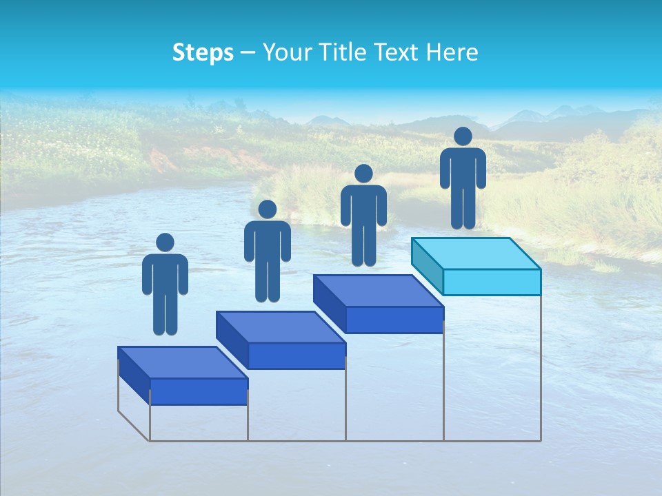 River Travel Natural PowerPoint Template