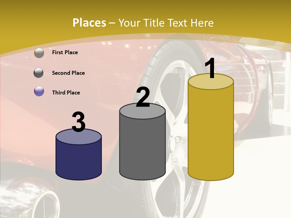 Sports Show Supercar PowerPoint Template