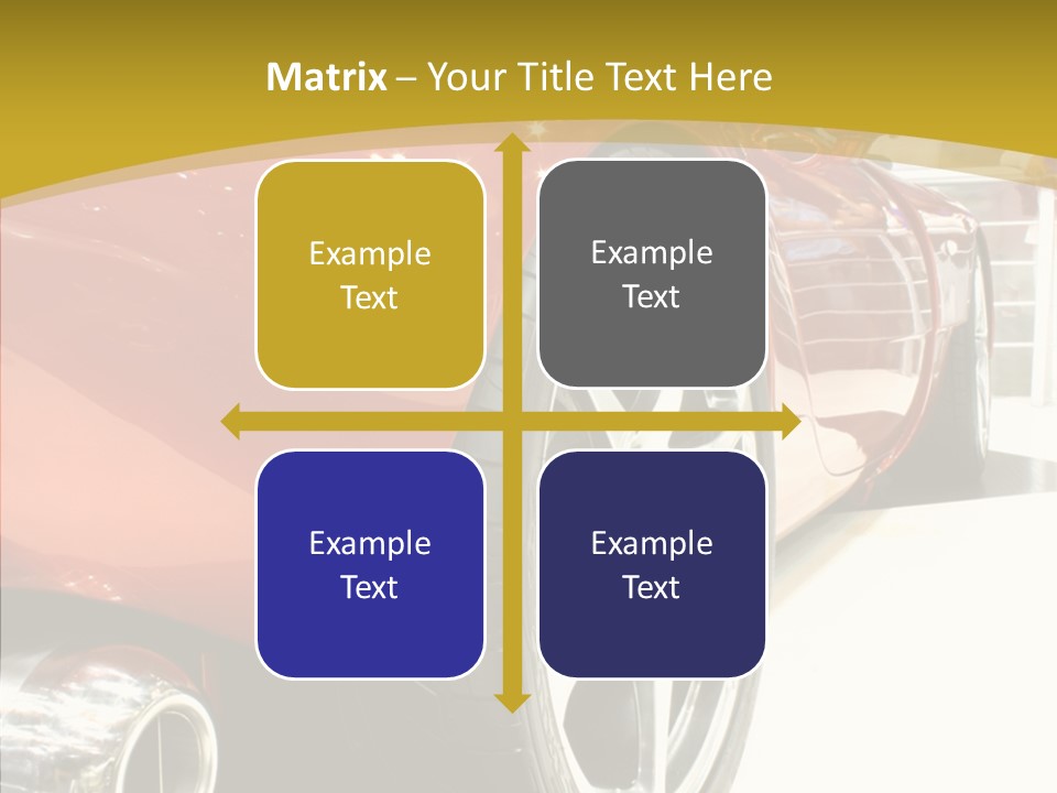 Sports Show Supercar PowerPoint Template