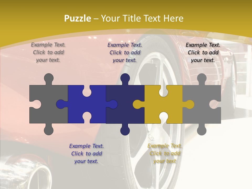 Sports Show Supercar PowerPoint Template