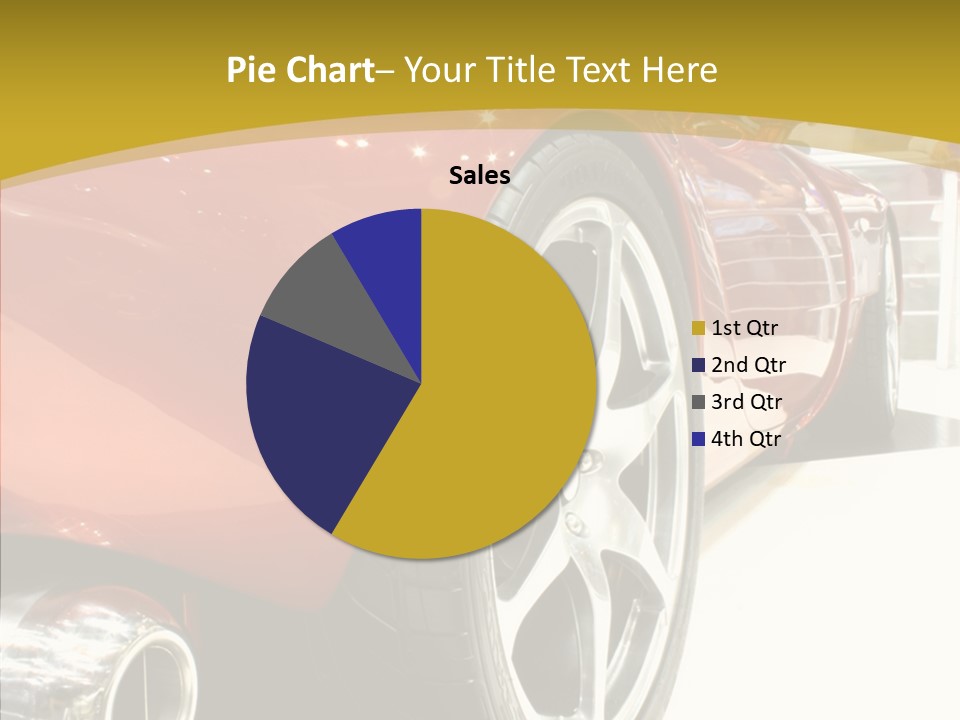 Sports Show Supercar PowerPoint Template